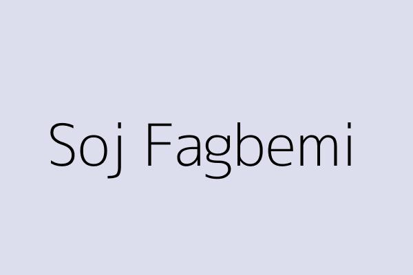 Soj Fagbemi